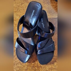 Andrew Geller Black Heels with Sleek Design